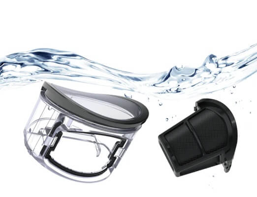 出すとボックス水洗い